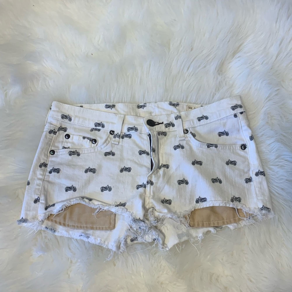 Rag & Bone cut off denim shorts